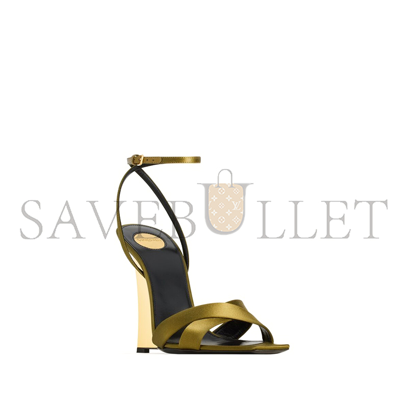 YSL LUCIENNE WEDGES IN SATIN CREPE 8302879QNAO2309